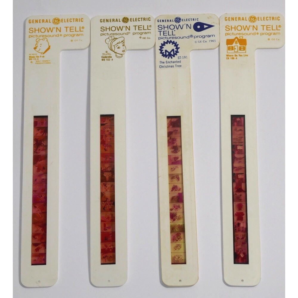 General Electric Show'n Tell Picturesound Programs Filmstrips